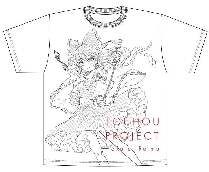 [New] Touhou Project Oversized T-shirt / Reimu / Movie Release Date: Around December 2020