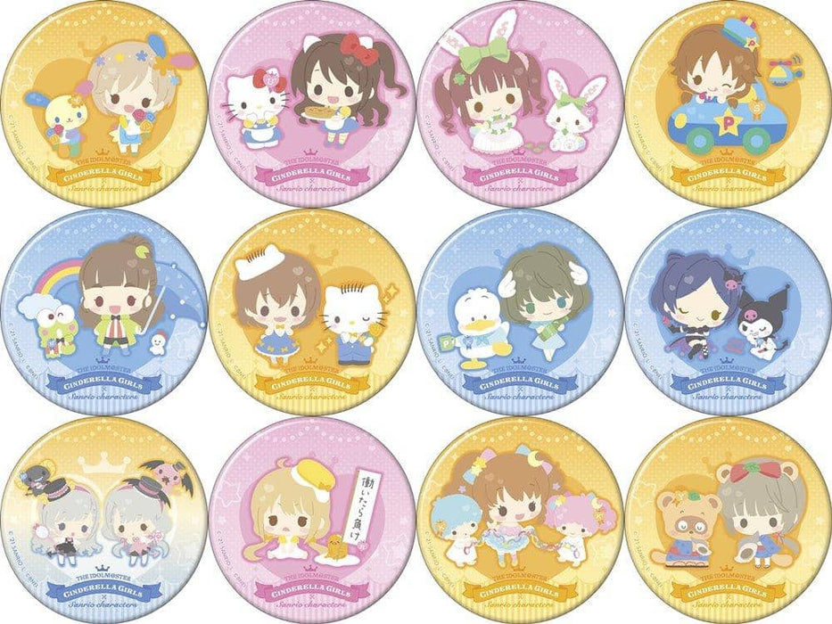 [New] THE IDOLM @ STER Cinderella Girls Glitter Character Badge Collection / Sanrio Characters Vol.1 1BOX / Movie Release Date: Around October 2021