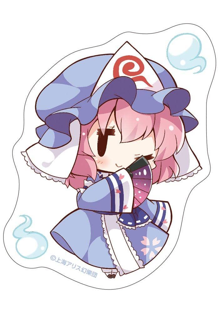 [New Product] Touhou Project Sticker / Yuyuko / Movic Release Date: Around October 2021