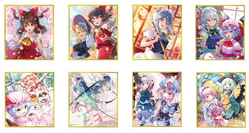 【新品】東方Project ミニ色紙コレクション 1BOX / ムービック 発売日:2021年08月頃