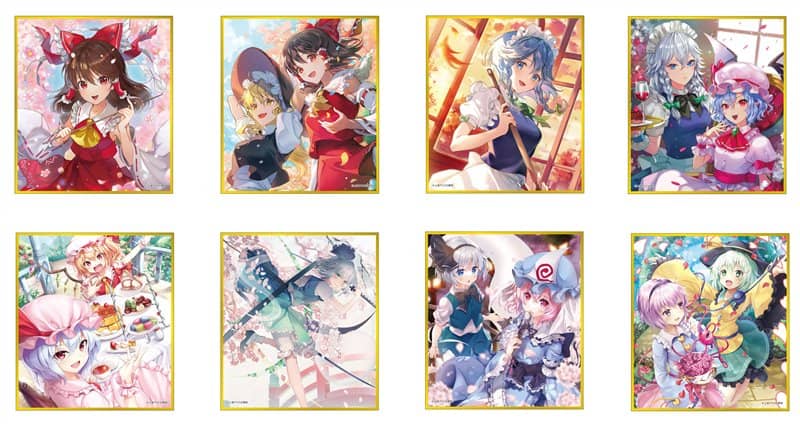[New] Toho Project Mini Shikishi Collection 1BOX / Mobic Release Date: Around August 2021