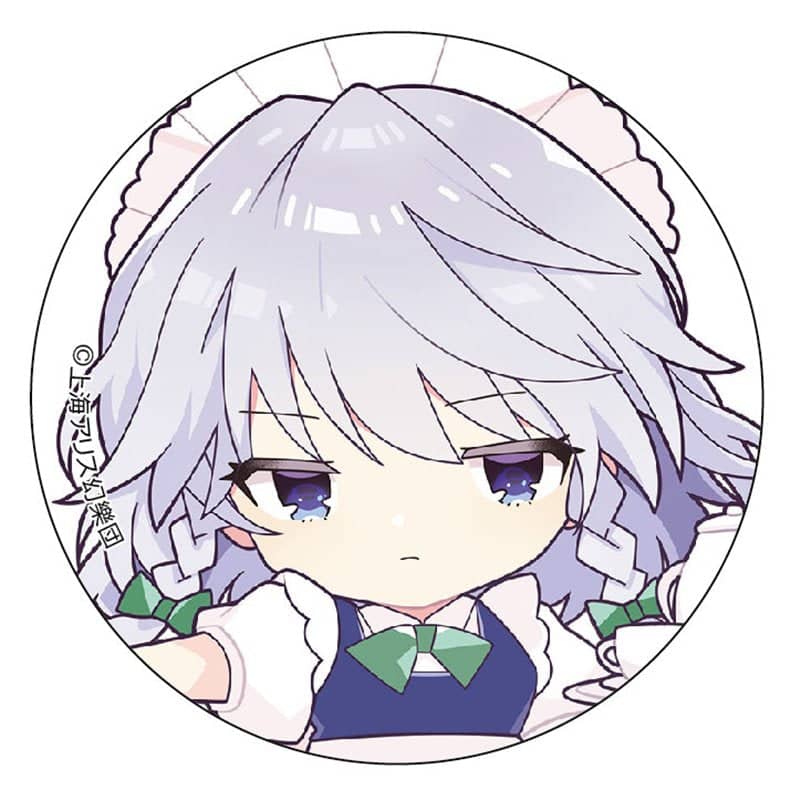 【新品】東方Project ぷに缶バッジ／十六夜咲夜 / ムービック 発売日:2021年08月頃