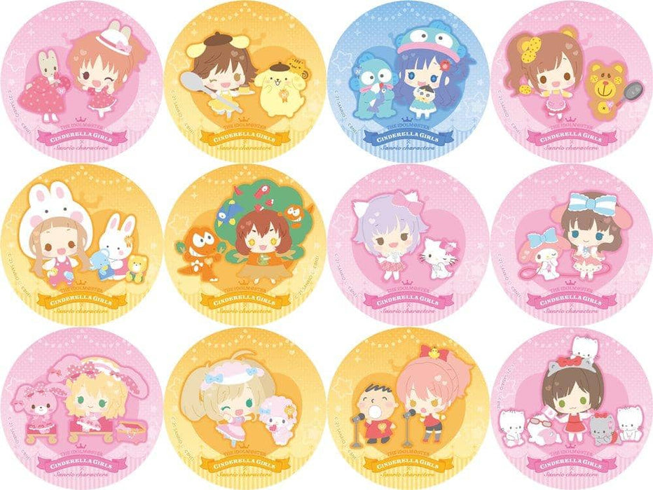 [New] The Idolmaster Cinderella Girls Glitter Character Badge Collection / Sanrio Characters Vol.3 1BOX / Movic Release Date: Around December 2021