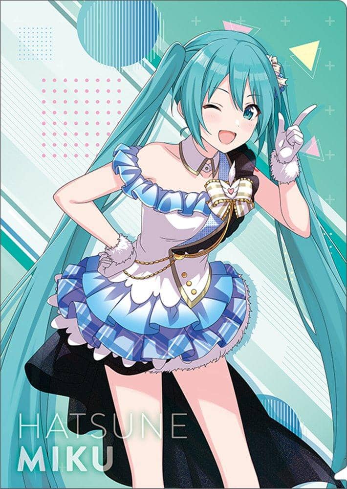 [New] Idol Master Shiny Colors Clear File Set / Peer Pro Characters A Yuka Mitsumine & Hatsune Miku / Movie Release Date: Around March 2022