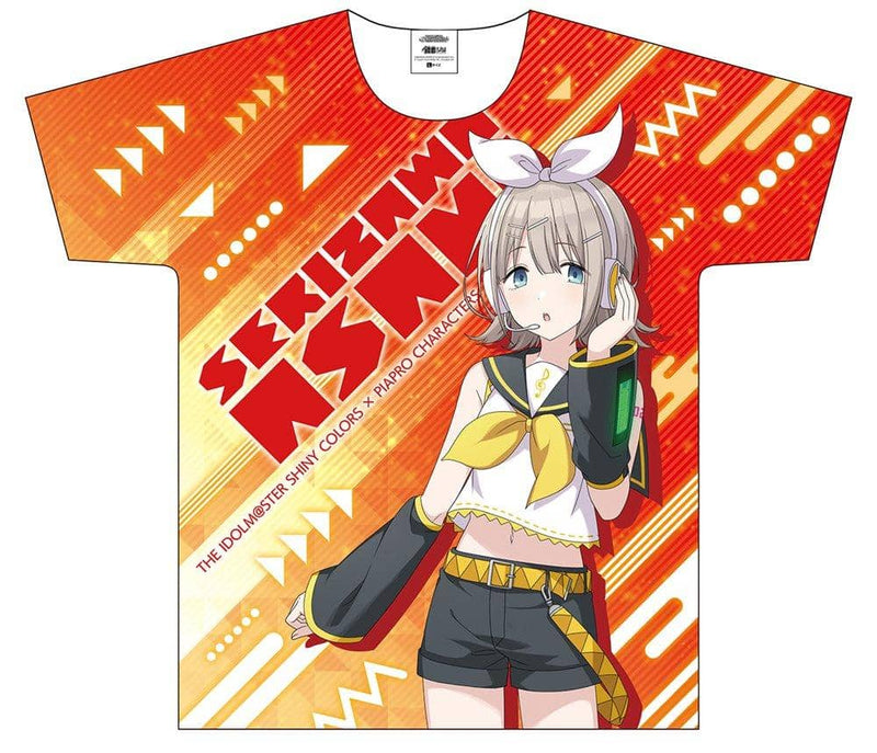 【新品】THE IDOLM@STER 闪亮色彩全图 T 恤/Piapro 角色 B Asahi Serizawa/Movic 发售日期：2022 年 3 月左右