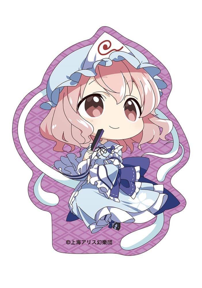 [New] Touhou Project sticker / 2nd edition Yuyuko Saigyouji / Movic Release date: Around December 2022
