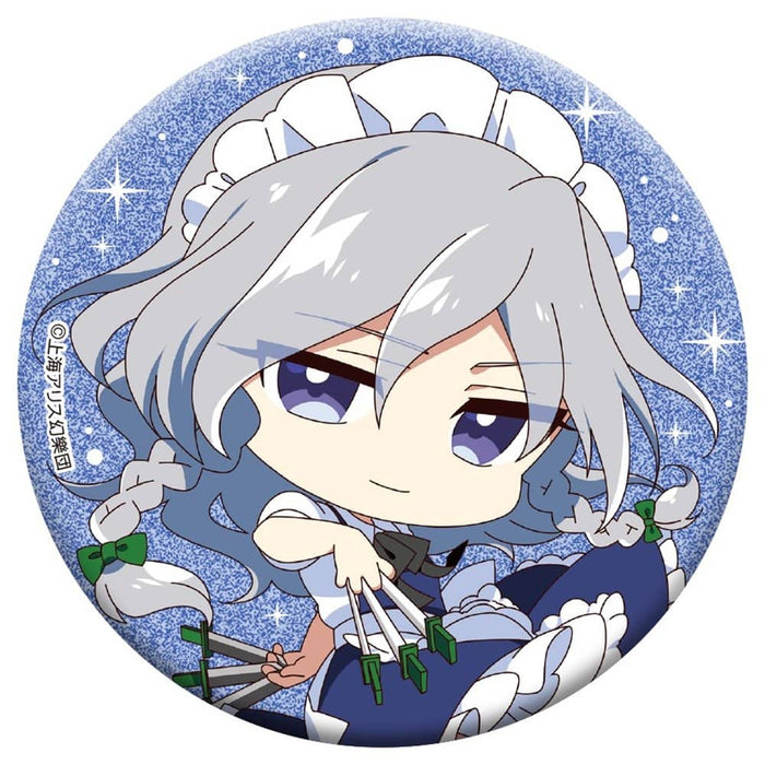 [New] Touhou Project Glitter Can Badge / Sakuya Izayoi / Movic Release Date: Around August 2022