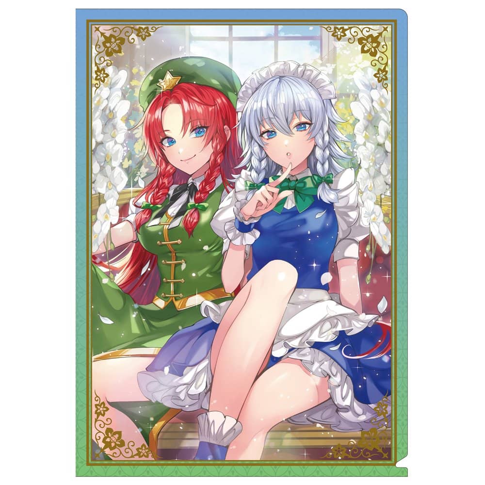 新品】東方Project 透明文件夾／十六夜咲夜＆紅美鈴/ ムービック發售日
