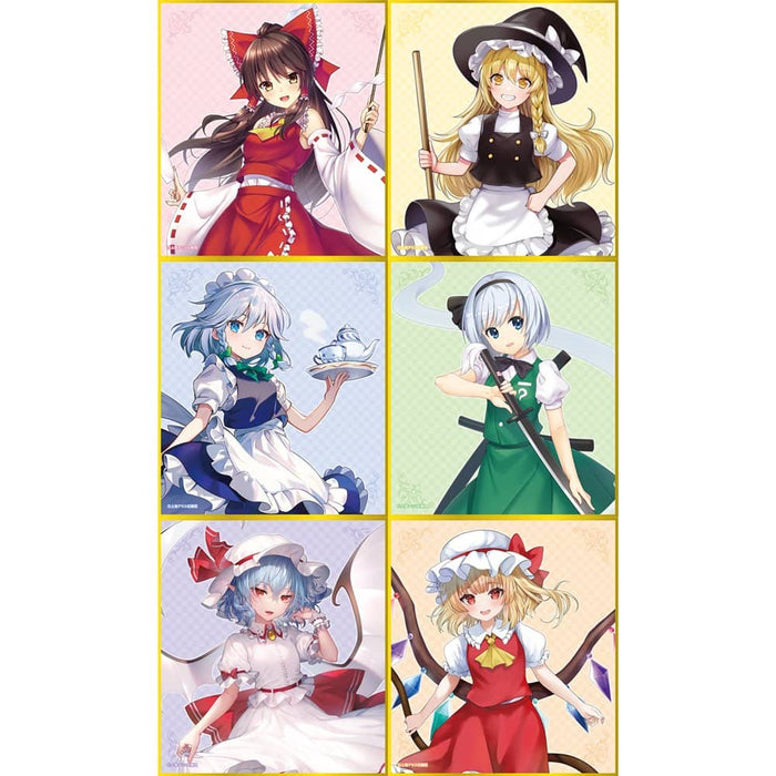 [New] Touhou Project Mini Shikishi Collection 1BOX / Movic Release Date: Around August 2023