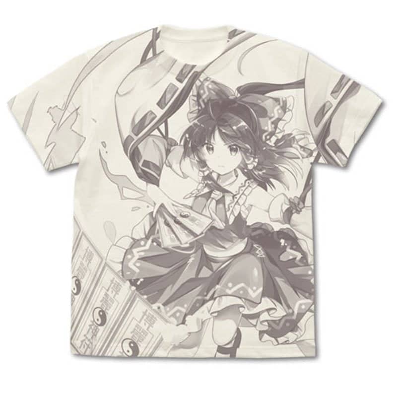 [New Product] Touhou LostWord Reimu Hakurei All-Over Print T-Shirt/VANILLA WHITE M (Reissue) / Nijigen Cospa Release Date: Around August 2022