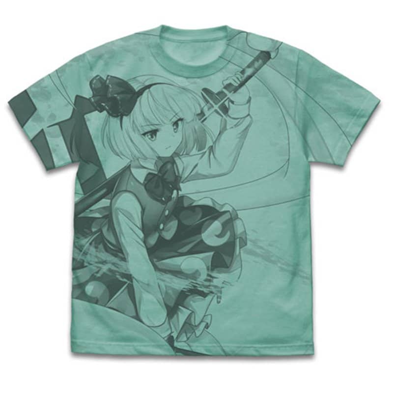 [New Product] Touhou LostWord Youmu Konpaku All-Over Print T-Shirt/MINT GREEN S (Reissue) / Nijigen Cospa Release Date: Around August 2022