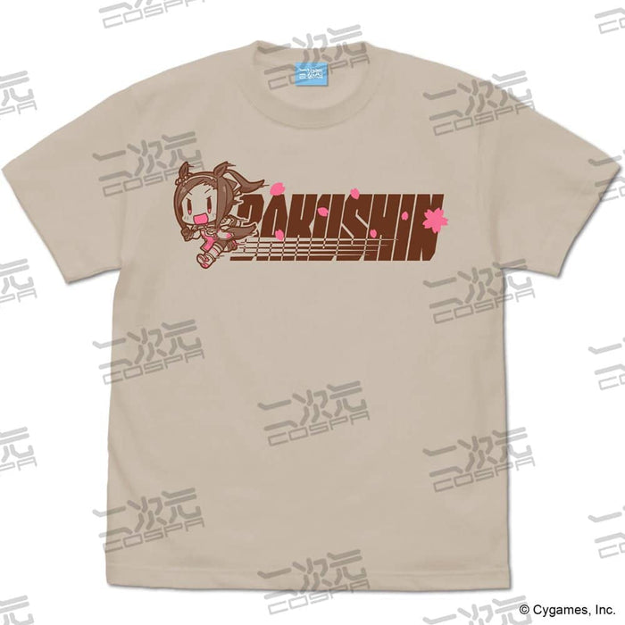 [New] Uma Musume Sakura Bakushin O's Bakushin T-shirt / LIGHT BEIGE-XL / 2D Cospa Release Date: Around July 2022