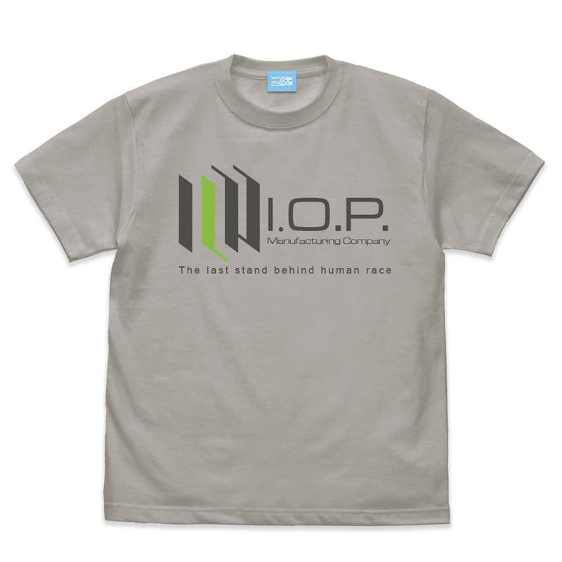【新品】ドールズフロントライン I.O.P.ロゴ Tシャツ/LIGHT GRAY/S / コスパ 発売日:2022年05月頃