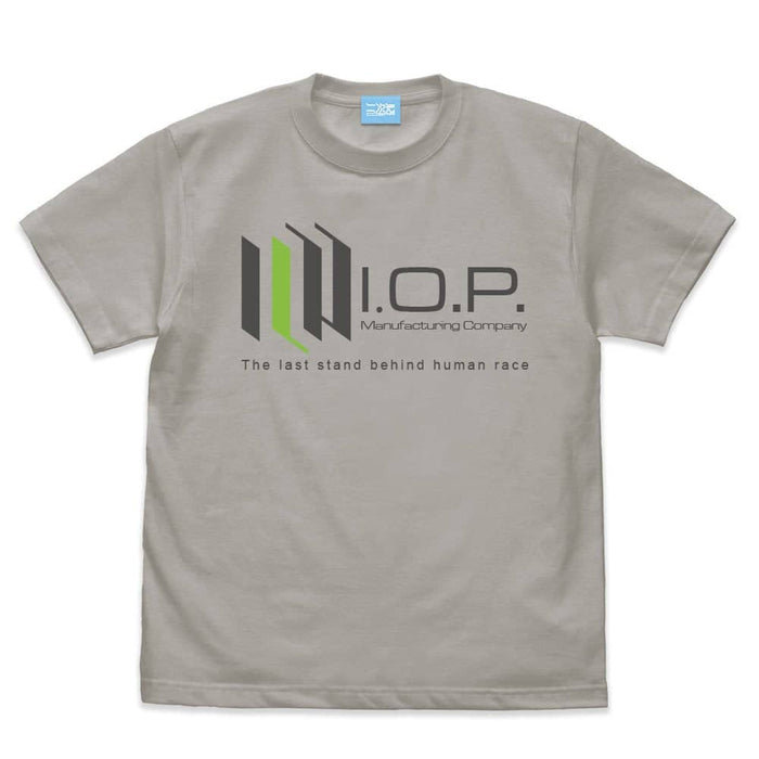 【新品】ドールズフロントライン I.O.P.ロゴ Tシャツ/LIGHT GRAY/XL / コスパ 発売日:2022年05月頃
