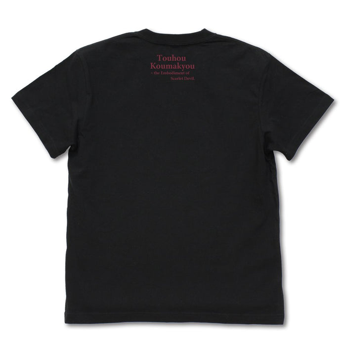【新品】東方Project 紅魔館 Tシャツ「大・東方Project展」/BLACK-S（再販） / 二次元コスパ 発売日:2024年04月頃