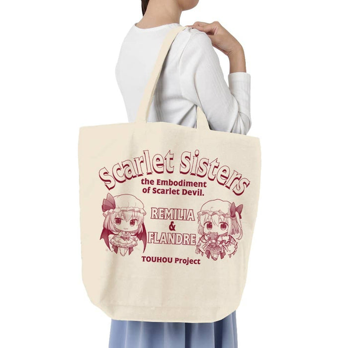 [New] Touhou Project Scarlet Sisters Large Tote Bag Ayumi Takatari Ver./NATURAL / 2D Cospa Release Date: Around April 2024