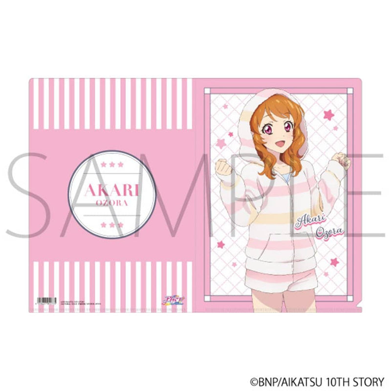 【新品】アイカツ！ クリアファイル／パジャマ（大空あかり） / ムービック 発売日:2024年03月頃