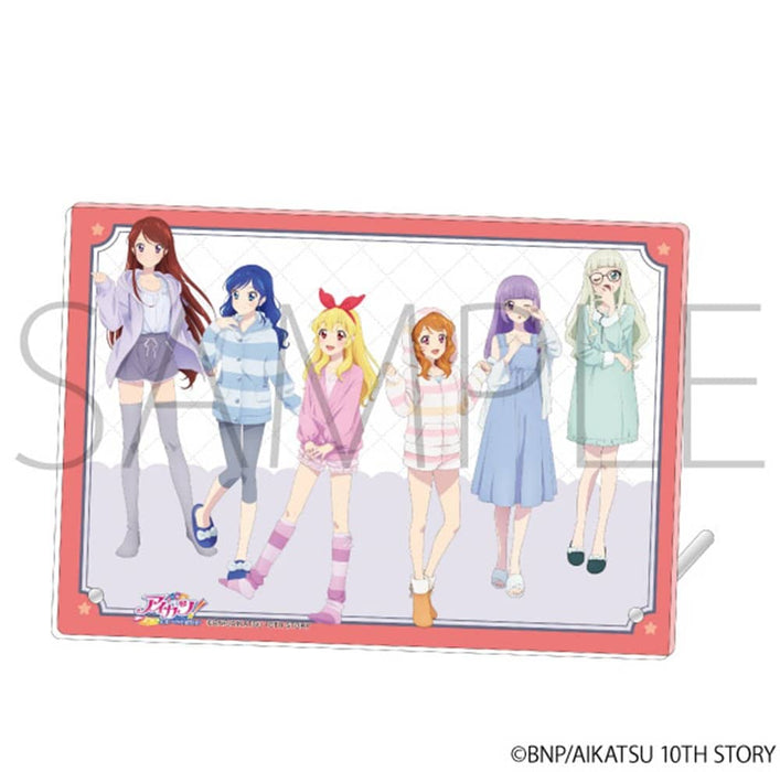 [New] Aikatsu! Acrylic art panel / Pajamas (Strawberry, Aoi, Ran, Yurika, Akari, Sumire) / Movic Release date: Around March 2024