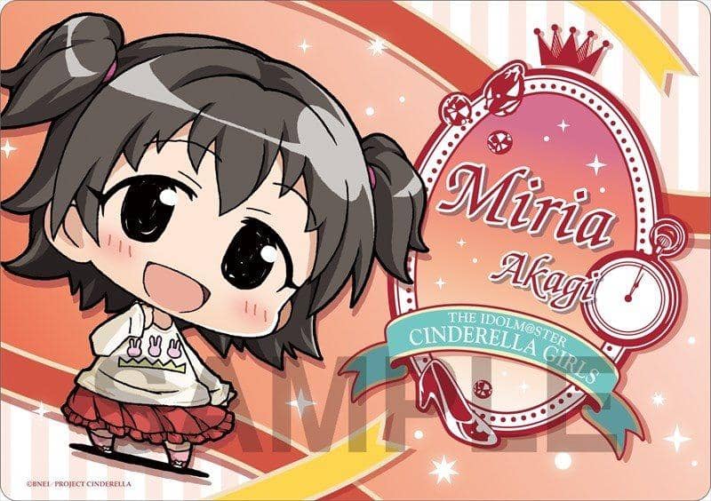 [新品] Minicchu THE IDOLM@STER CINDERELLA GIRLS 鼠标垫 赤城灰姑娘 Project ver. 发售日期：2015-05-31