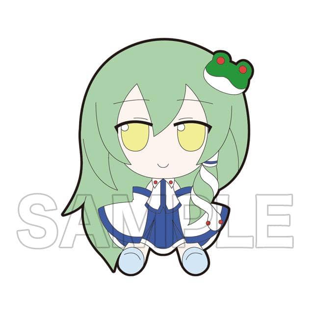 [新] 东方 Fumofumo 橡胶钥匙链第 2 部分 Fumofumo 早苗。 （复制品）/礼物预计到货：2017年2月左右