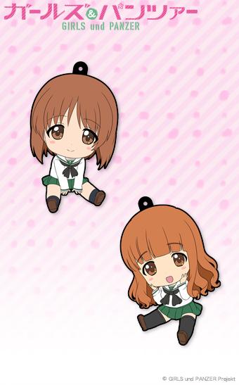 【新品】「ガールズ＆パンツァー」ぺたん娘トレーディングラバーストラップ Vol.1 BOX / ペンギンパレード 發售日：2013-07-10