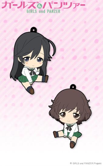 【新品】「ガールズ＆パンツァー」ぺたん娘トレーディングラバーストラップ Vol.1 BOX / ペンギンパレード 發售日：2013-07-10