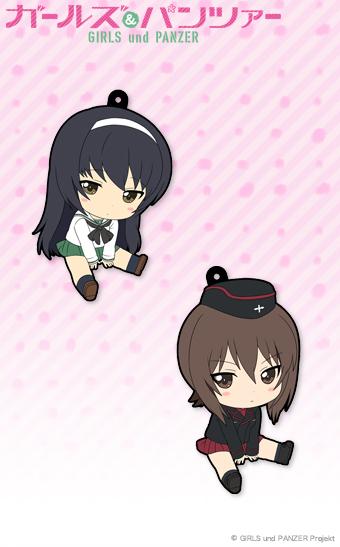 【新品】「ガールズ＆パンツァー」ぺたん娘トレーディングラバーストラップ Vol.1 BOX / ペンギンパレード 發售日：2013-07-10