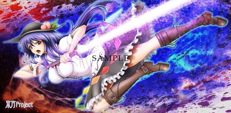 【新品】東方Project 汎用遊戲墊 比那名居 天子 / Animaq 發售日：2013-12-31