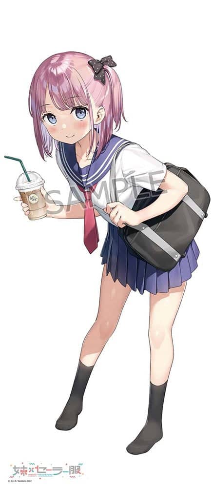 【New Product】GAKAKU Collection "Imouto × Sailor Uniform" Big Tapestry 1 Kantoku (A: Smiling Ver) / GAKAKU Release Date: Around July 2022