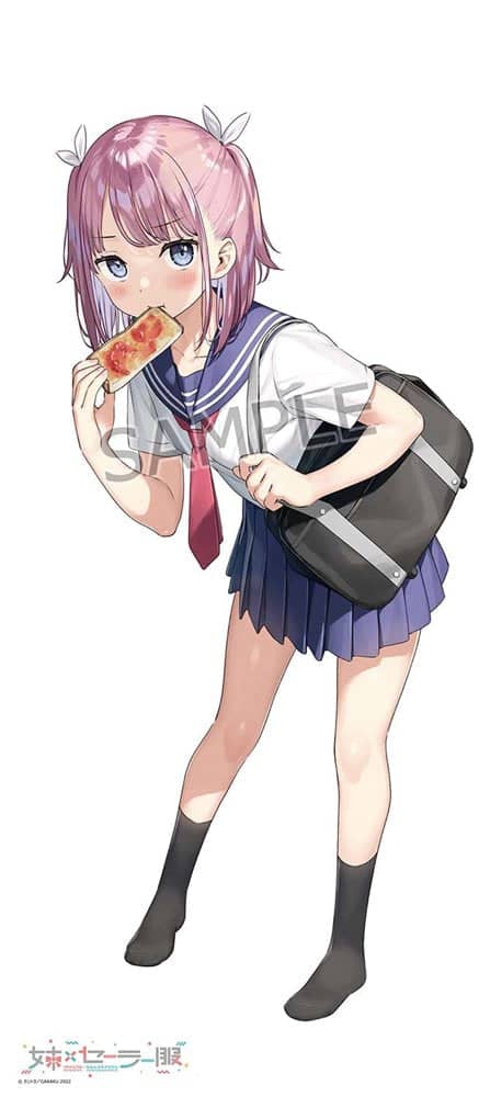 【New Product】GAKAKU Collection "Imouto × Sailor Uniform" Big Tapestry 2 Kantoku (B: Pouting Face Ver) / GAKAKU Release Date: Around July 2022