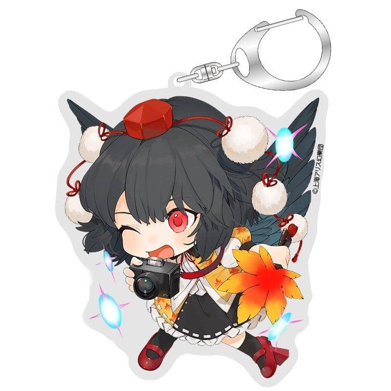 【新品】東方Project　ちゃいキャラアクリルキーホルダー射命丸文（再生産） / ベルファイン 発売日:2021年04月頃