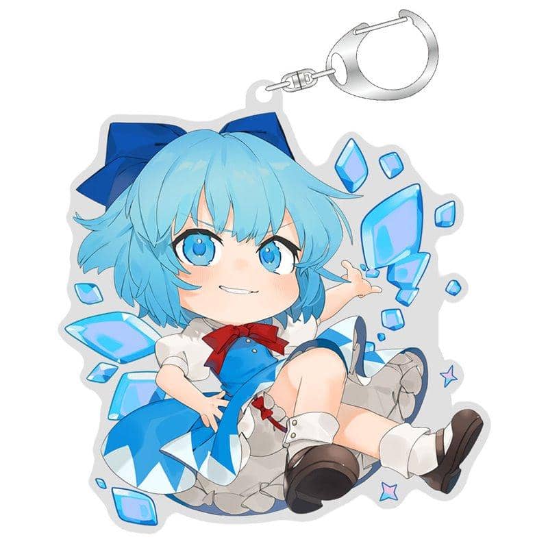 【新品】東方Project　ちゃいキャラアクリルキーホルダーチルノ（再生産） / ベルファイン 発売日:2021年04月頃