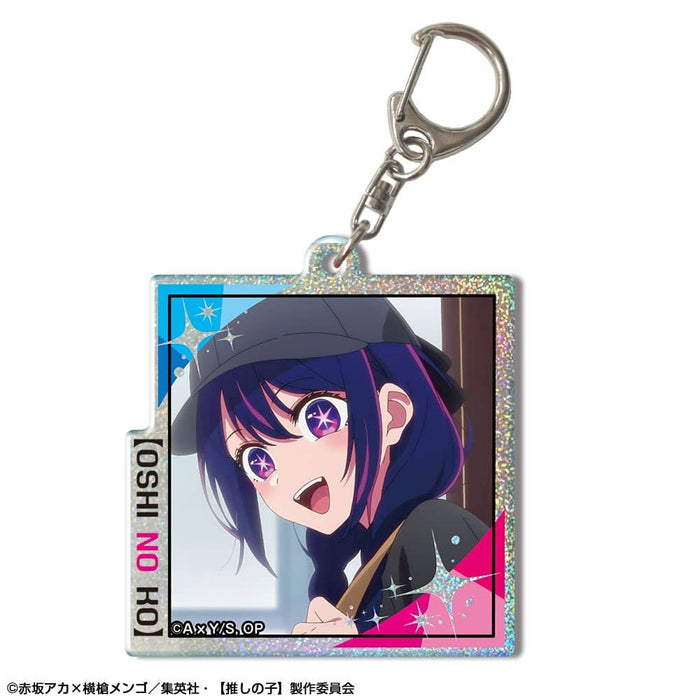 [New] TV Anime [My Favorite Child] Hologram Acrylic Key Chain Design 04 (Ai/D) / License Agent Release Date: Around July 2023