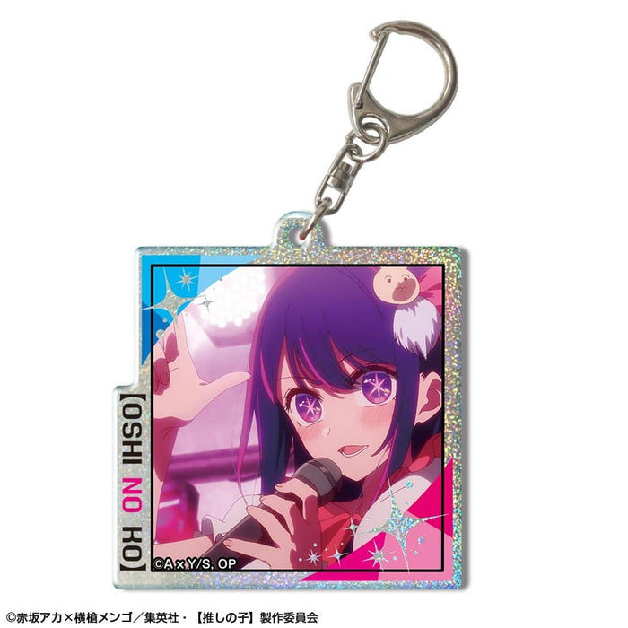 [New] TV Anime [My Favorite Child] Hologram Acrylic Keychain Design 05 (Ai/E) / License Agent Release Date: Around July 2023