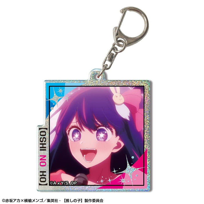 [New] TV Anime [My Favorite Child] Hologram Acrylic Key Chain Design 06 (Ai/F) / License Agent Release Date: Around July 2023
