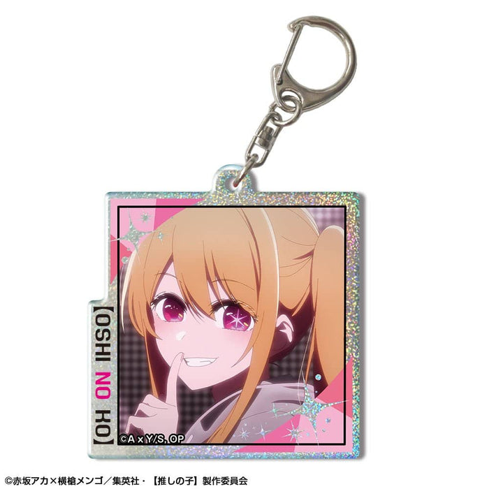 [New] TV Anime [My Favorite Child] Hologram Acrylic Keychain Design 09 (Ruby/A) / License Agent Release Date: Around July 2023