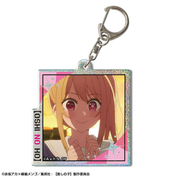 [New] TV Anime [My Favorite Child] Hologram Acrylic Key Chain Design 10 (Ruby/B) / License Agent Release Date: Around July 2023