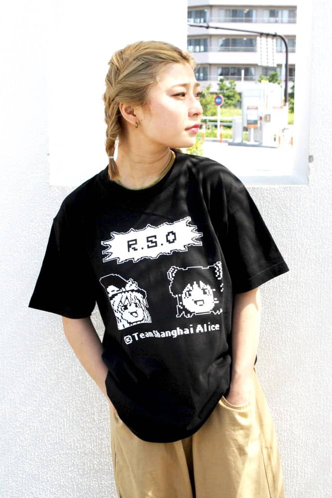 【新品】ゆっくり霊夢＆魔理沙×ＲＳＯコラボＴシャツ（黒）Ｍサイズ / R.S.O 発売日:2022年10月頃
