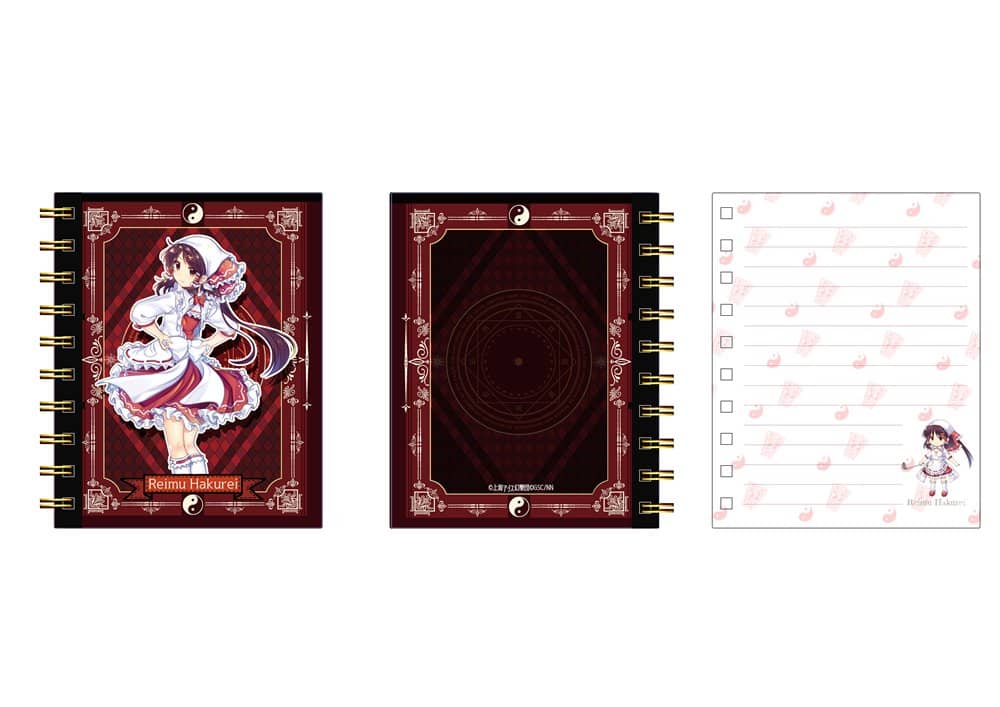 新品】東方LostWord ミニノート 博麗霊夢 巫女とご飯とお味噌汁 / Y
