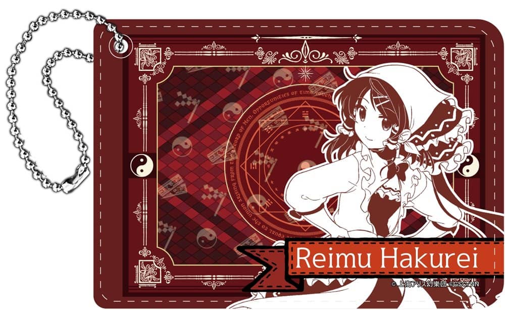 [New] Touhou LostWord PU Leather Pass Case Reimu Hakurei Shrine Maiden, Rice and Miso Soup / Y Line Release Date: Around July 2022