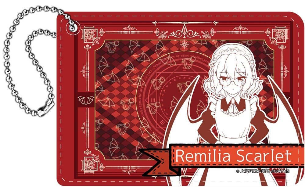 [New] Touhou LostWord PU Leather Pass Case Remilia Scarlet I am the main and the main is the maid / Y Line Release date: Around July 2022