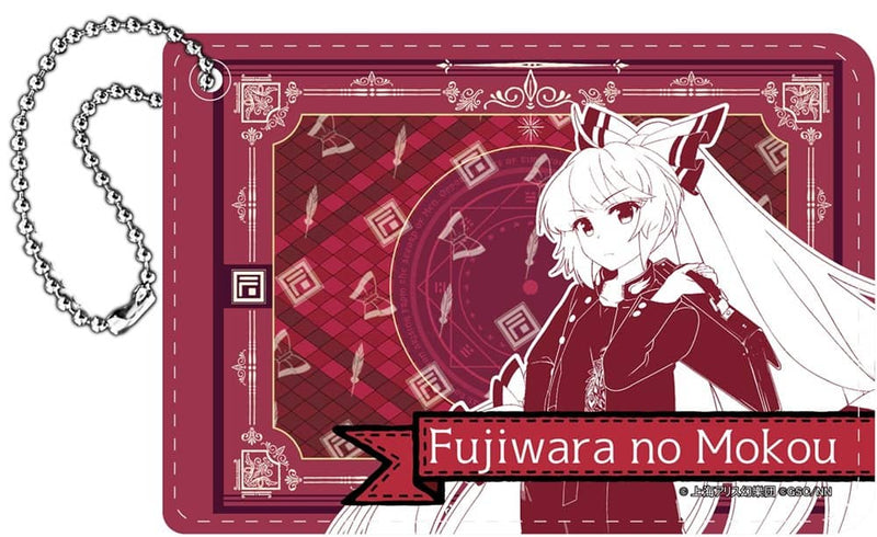 [New] Touhou Lost Word PU Leather Pass Case Fujiwara Sister Beni Kienjo no Kazerai Student / Y Line Release Date: Around July 2022