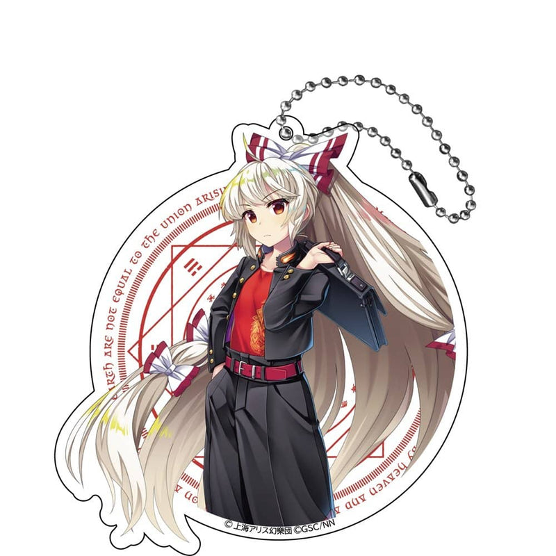 [New] Touhou LostWord Big Acrylic Keychain Fujiwara Sister Beni Kienjo no Kazerai Student / Y Line Release Date: Around July 2022