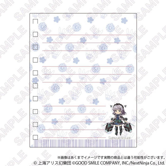 [New] Touhou Lost Word Mini Note Moon Battle Type Servant Sakuya Izayoi / Y Line Release Date: Around May 2023