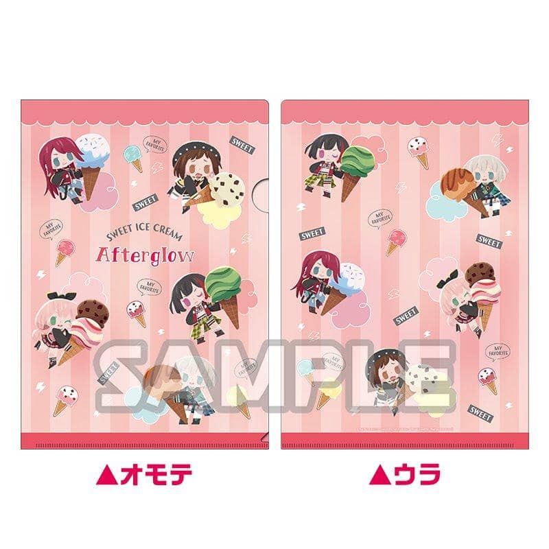 【新品】バンドリ！ ガールズバンドパーティ！ 透明文件夾 甜點派對版 Afterglow / Bushiroad Creative 發售日期：2019年08月左右