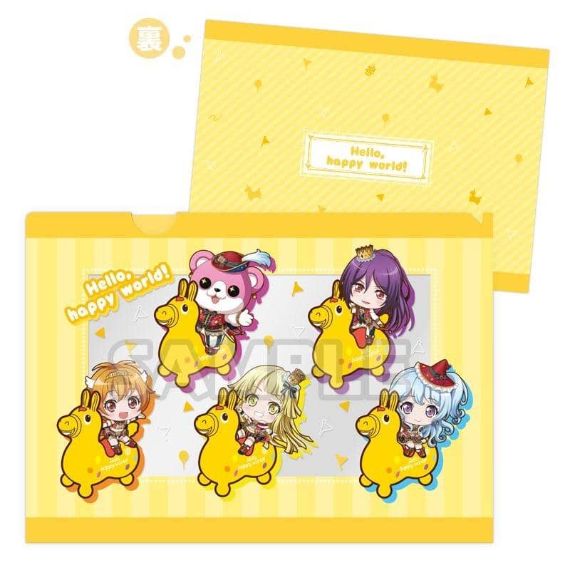 【新品】BanG Dream! 女孩樂團派對! 透明文件夾 羅迪版. 哈囉，快樂世界！ / Bushiroad Creative 發售日:2019年11月左右