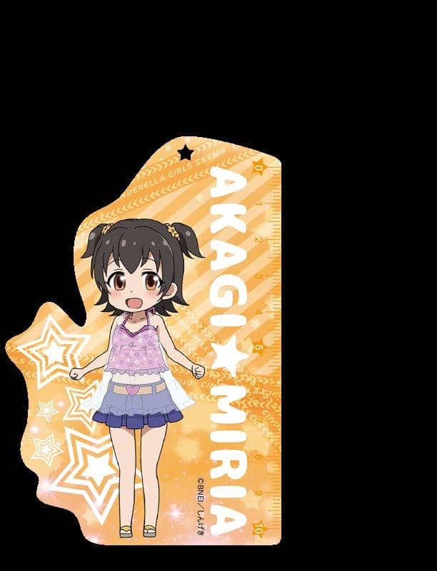 【新品】アイドルマスター シンデレラガールズ劇場　スケールキーホルダー 第二弾 赤城みりあ(水着) / つくり 発売日:2018年03月頃