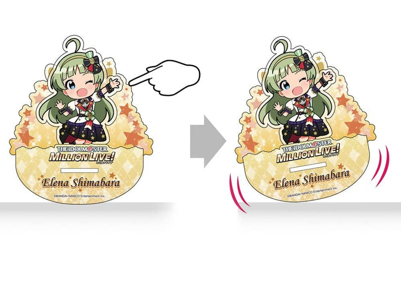 【新品】アイドルマスター ミリオンライブ！ 揺れているアクリル 「ドリーム・プレリュード」島原エレナ ver. / つくり 発売日:2022年04月頃