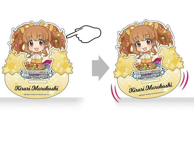 【新品】アイドルマスター シンデレラガールズ 揺れているアクリル ぷちデレラ Orange Sapphire 諸星きらり＋ Ver. / つくり 発売日:2022年05月頃