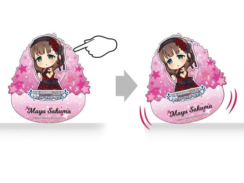 【新品】アイドルマスター シンデレラガールズ 揺れているアクリル ぷちデレラLove∞Destiny 佐久間まゆ＋Ver. / つくり 発売日:2021年11月30日